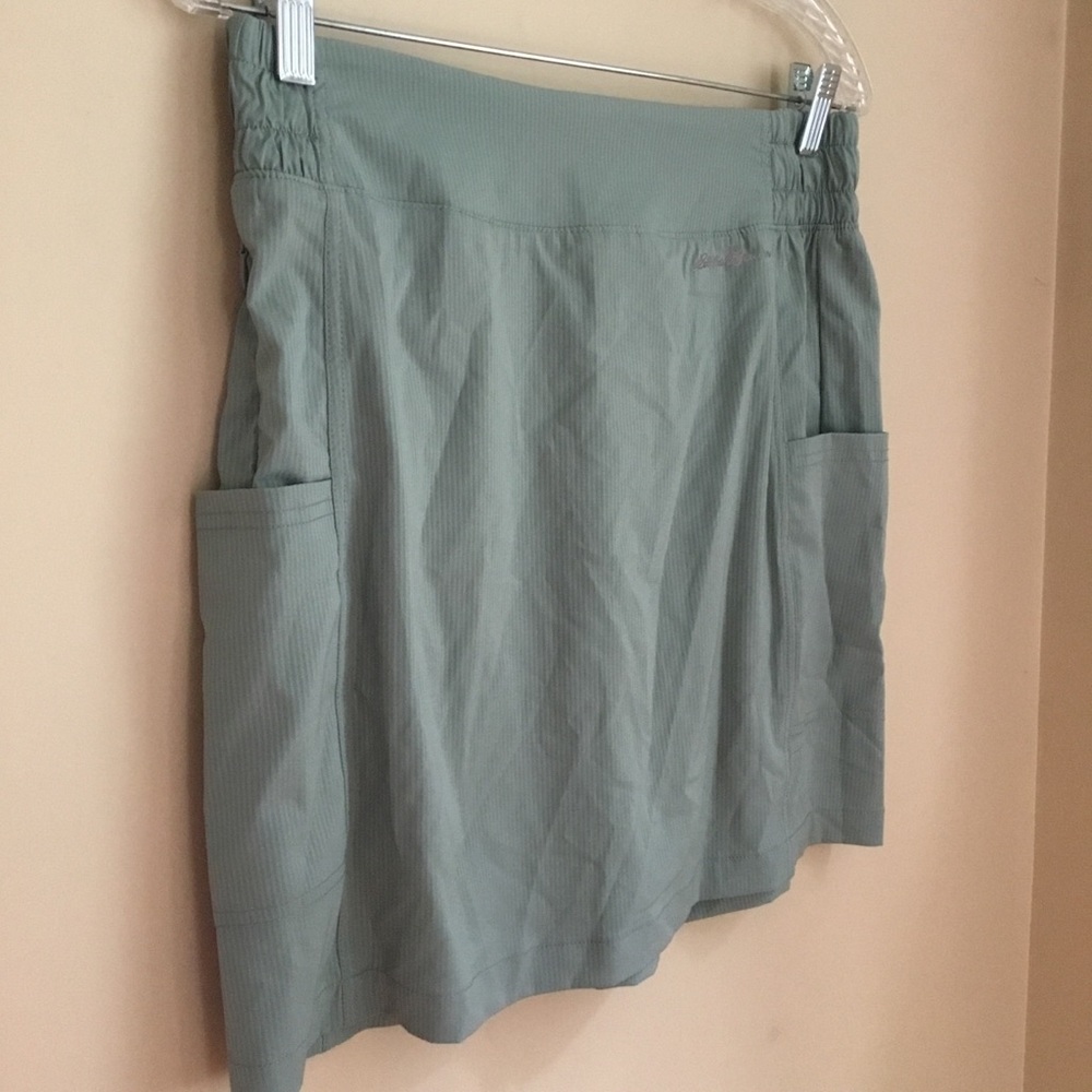 NEW Eddie Bauer Green Twin River Mini Skirt - Picture 3 of 8